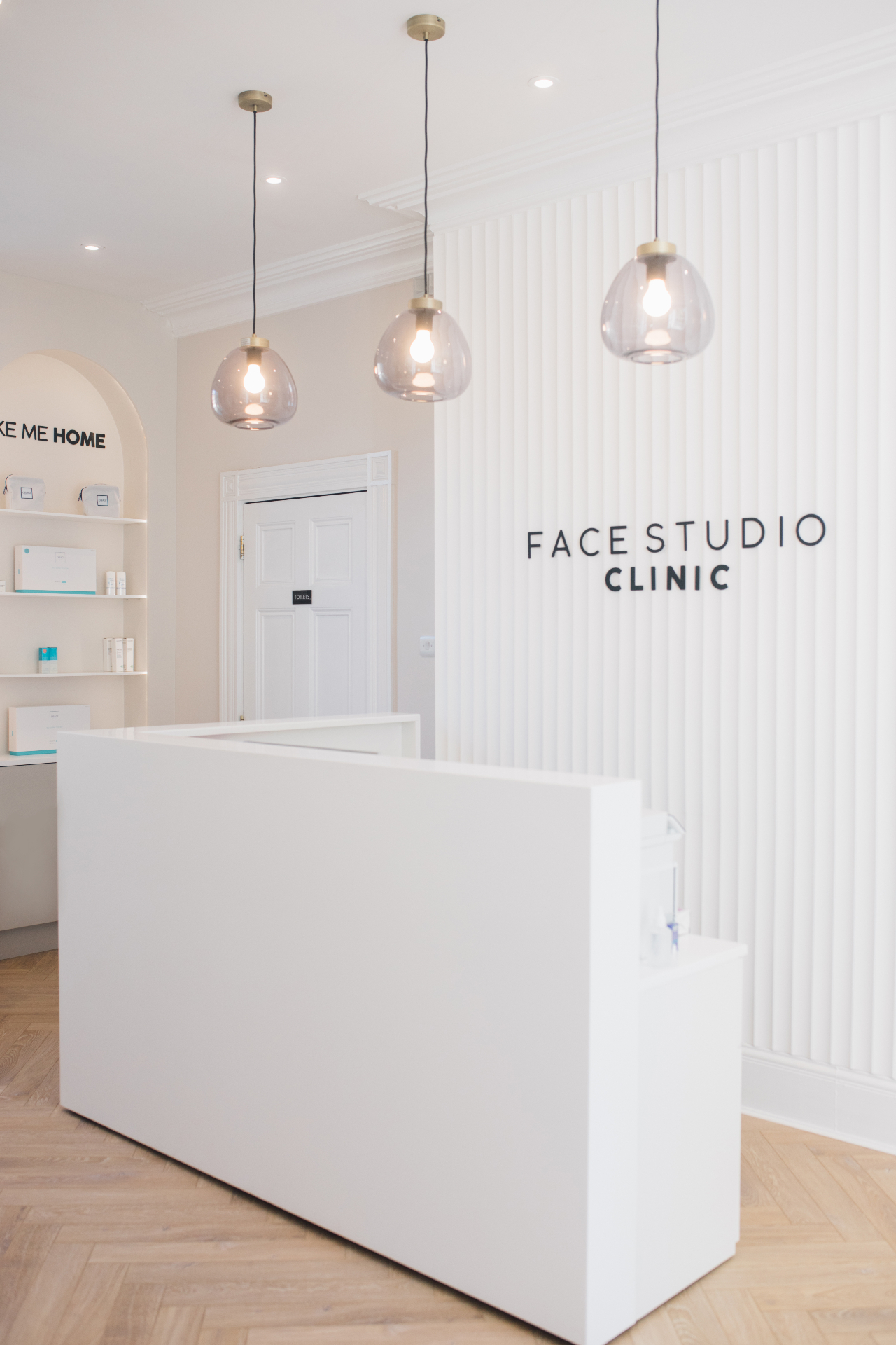 Face Studio Clinic reception in Birmingham